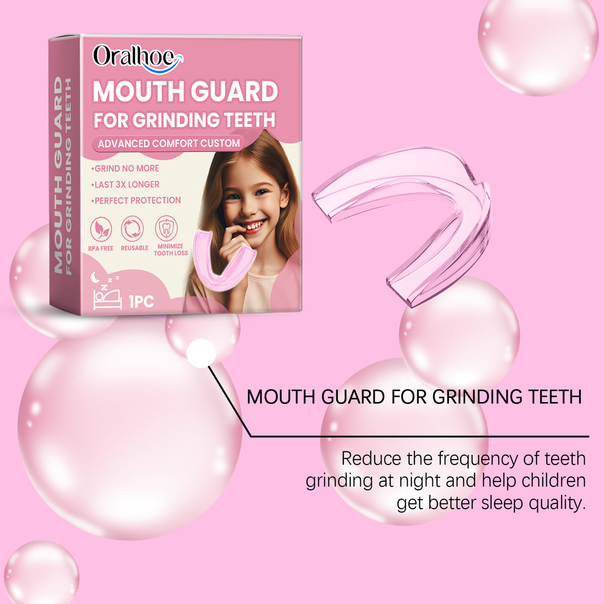 Children's Molar Mouthguard At Night Sleep Anti-Bite Molar Mouthguard Protects Children's Teeth - V.I.P Digital Presence