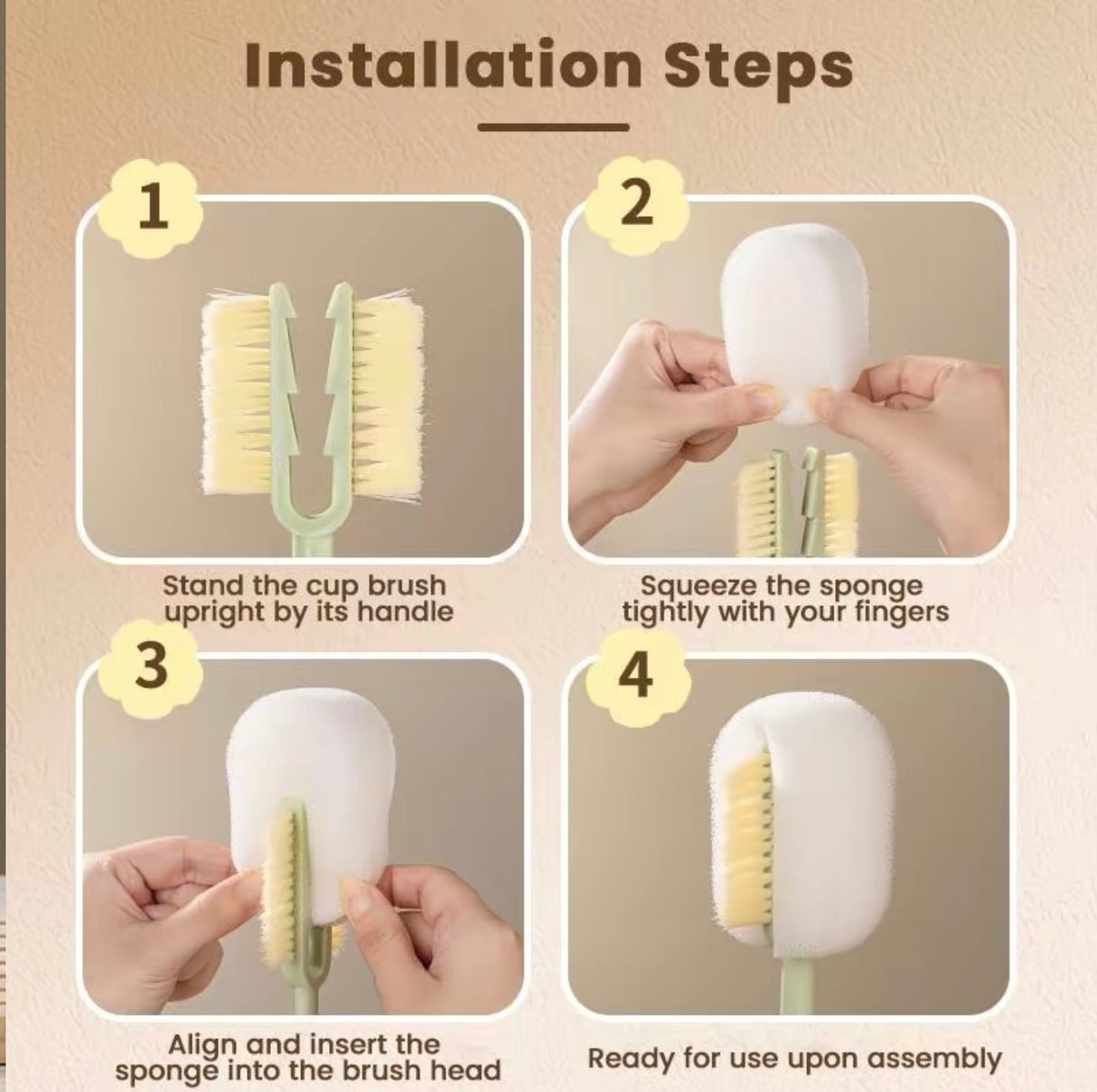 CleanSip Brush Cleaner