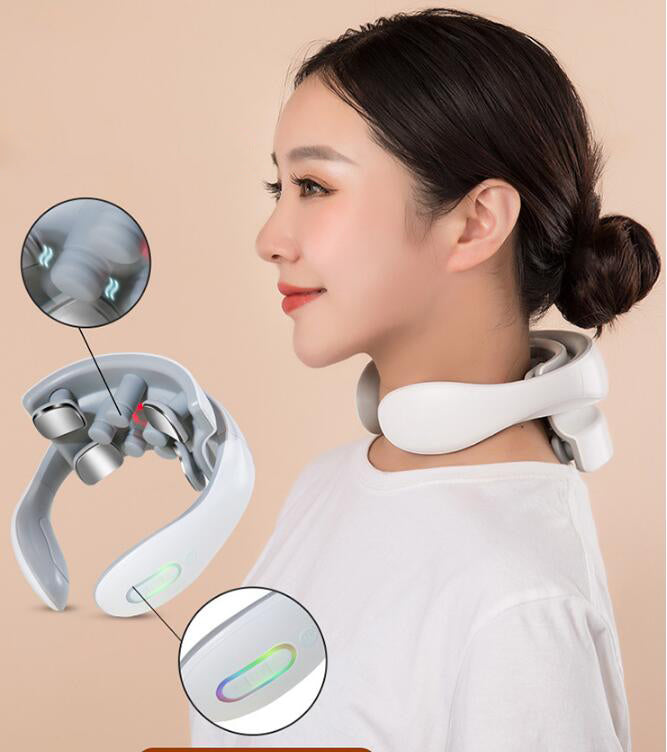 Cervical Massager Neck Massager Massage Pillow Shoulder Neck Hot Compress Physiotherapy Home Intelligent Neck Protector - V.I.P Digital Presence