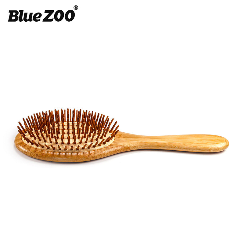 Pointed BlueZOO Massage Air Cushion Airbag Comb Bamboo Bristle Needle Comb Hairdressing Wood Comb - V.I.P Digital Presence