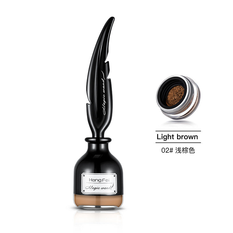 HengFei Air Cushion Eyebrow Cream Natural Three Dimensional Waterproof Dye Eyebrow Cream With Brush - V.I.P Digital Presence