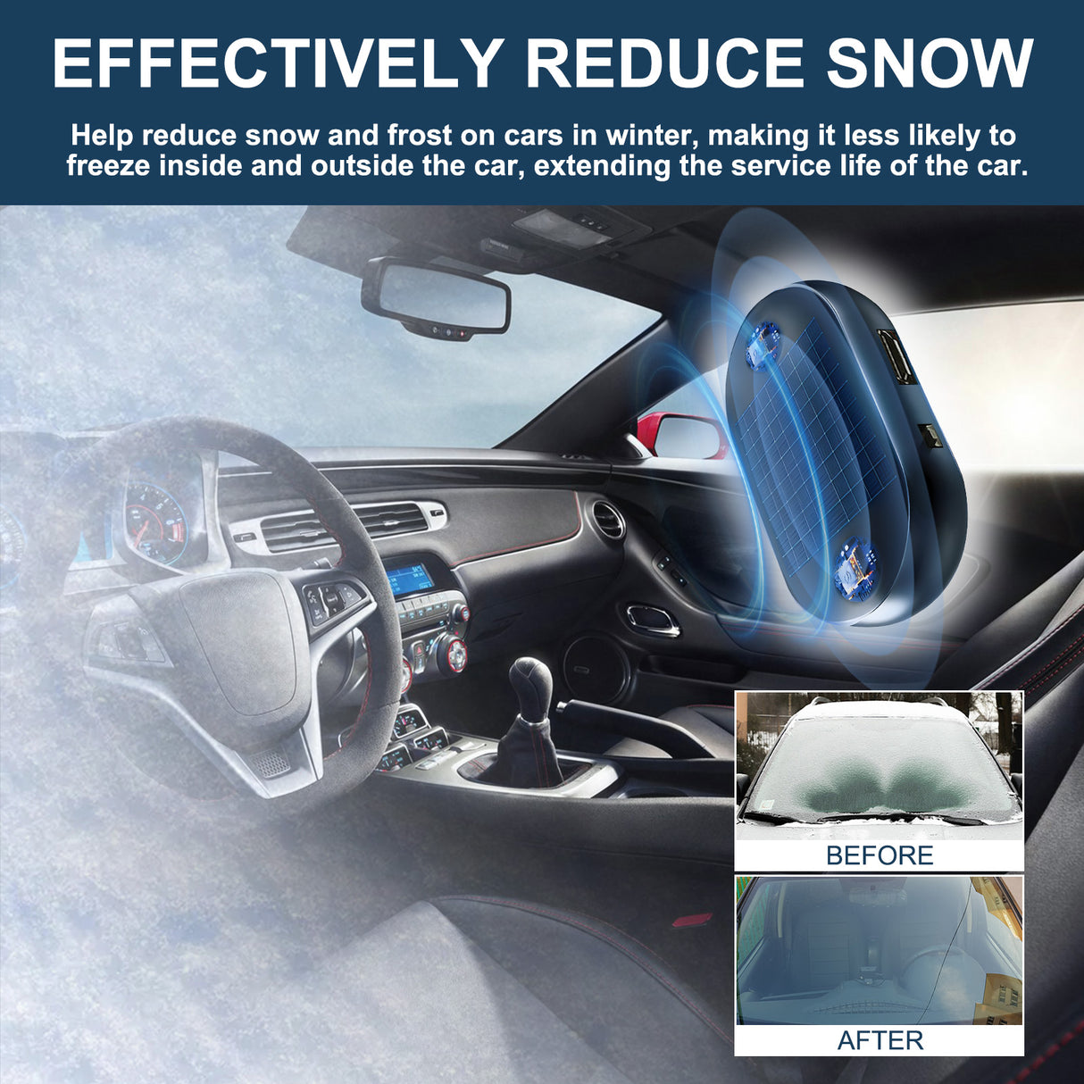Anti-Freeze Snow Removal Device Car Windshield Rearview Mirror Deicing Quick Snow Melting Portable Anti-Freeze Tool - V.I.P Digital Presence