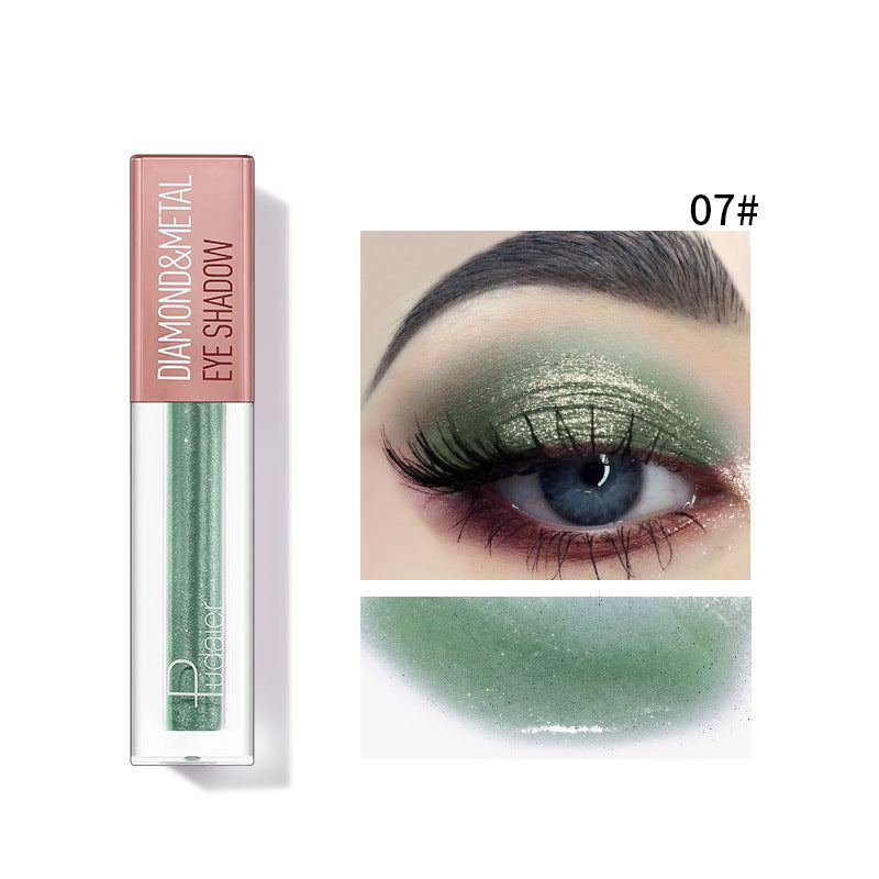 Pudaier Star Diamond Yaojin Liquid Eye Shadow Lying Silkworm Brightens Polarized Mermaid Ji Metal Eye Shadow Liquid - V.I.P Digital Presence
