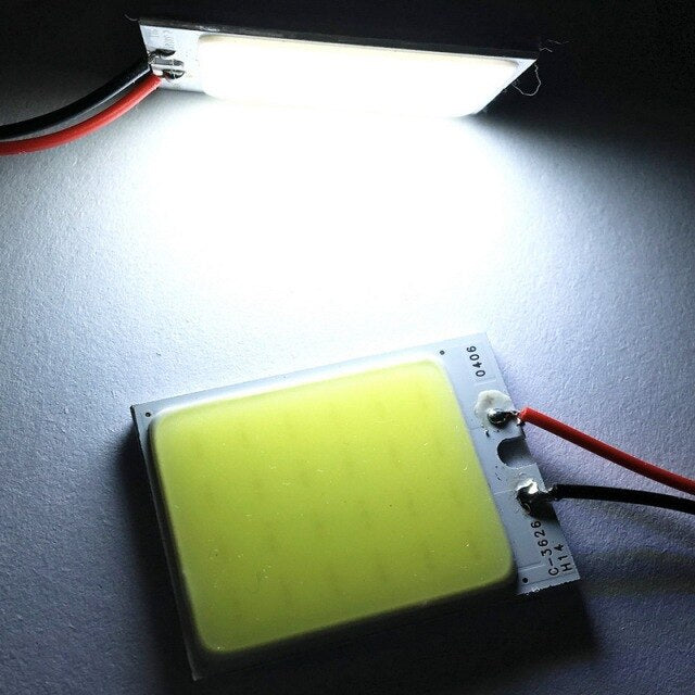 White T10 Cob 24 SMD 36 SMD Car Led Vehicle Panel Lamps Auto Interior Reading Lamp Bulb Light Dome Festoon BA9S DC 12v - V.I.P Digital Presence