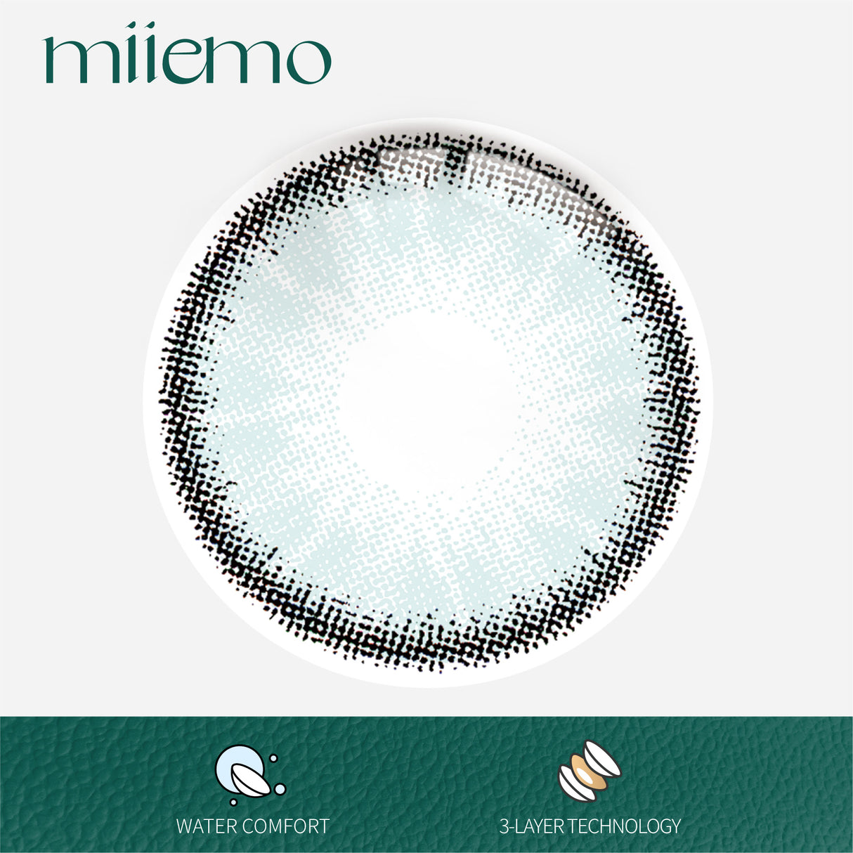 1Pair FDA Certificate Eyes Beautiful Pupil Colorful Girl Cosplay Contact Lenses Purely blue - V.I.P Digital Presence