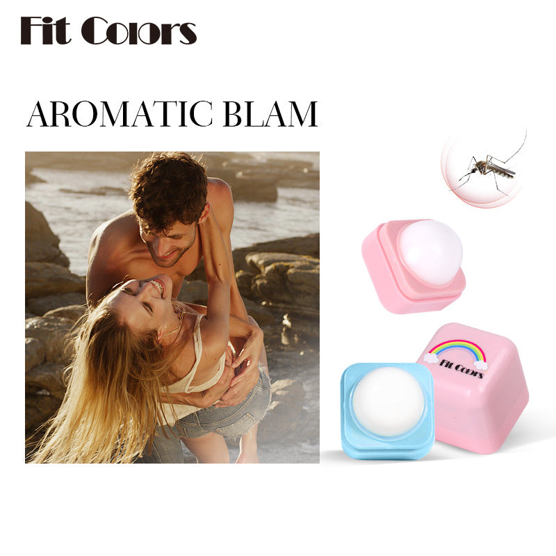 Fit Colors Mosquito Repellent Solid Balm Ball Boys and Girls Carry Long Lasting Fragrance Insect Repellent Solid Balm - V.I.P Digital Presence