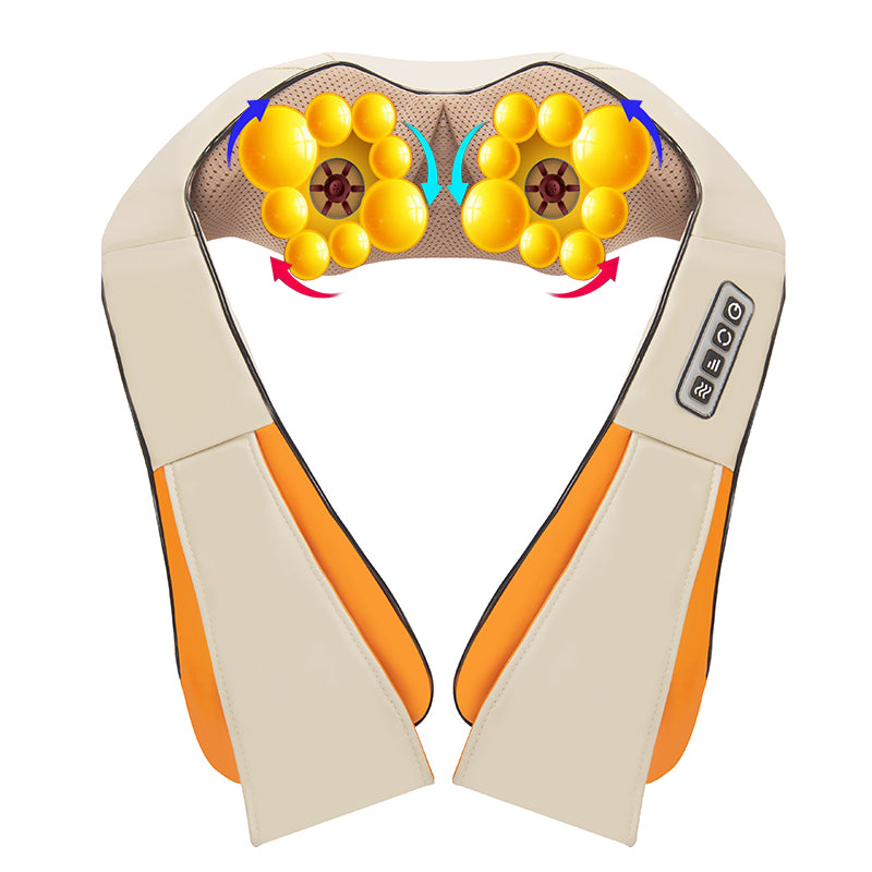 Kneading massage shawl massager SKG cervical spine massager household electric waist and back hot compress massager With bag - V.I.P Digital Presence