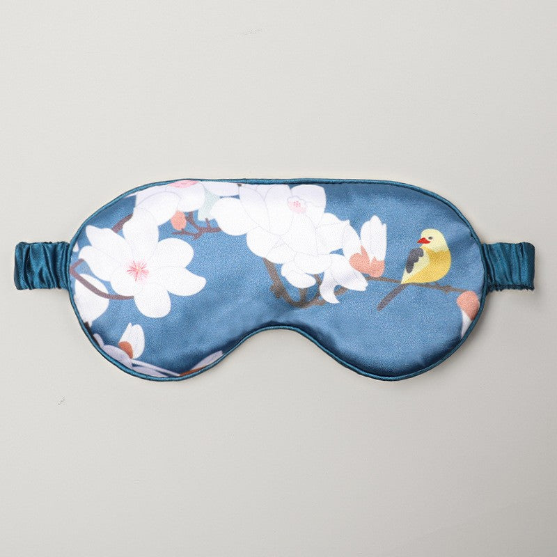 Double-Sided Imitation Silk Eye Mask Satin Silk Eye Protection Blackout Sleep Mulberry Silk Eye Mask Printed Spot Wholesale - V.I.P Digital Presence