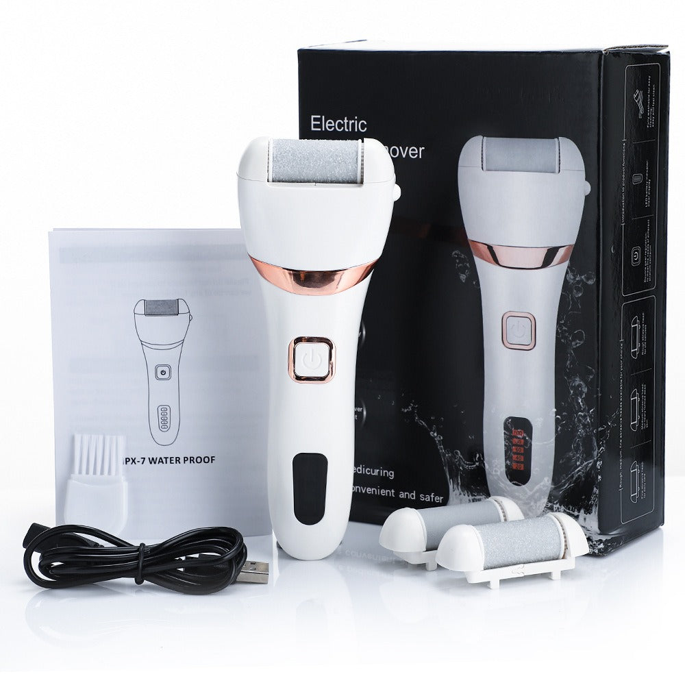 Rechargeable 7 Waterproof Electric Foot Grinder Dead Skin Cutin Removal Household Electric Foot Beauty Foot Grinder Kit - V.I.P Digital Presence
