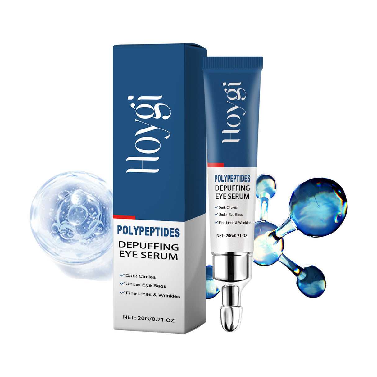 Depuffing Eye Serum, Fade Out Black Rim Of The Eye Moist Tender Firming Eye Week Skin Hydrating Eye Cream - V.I.P Digital Presence