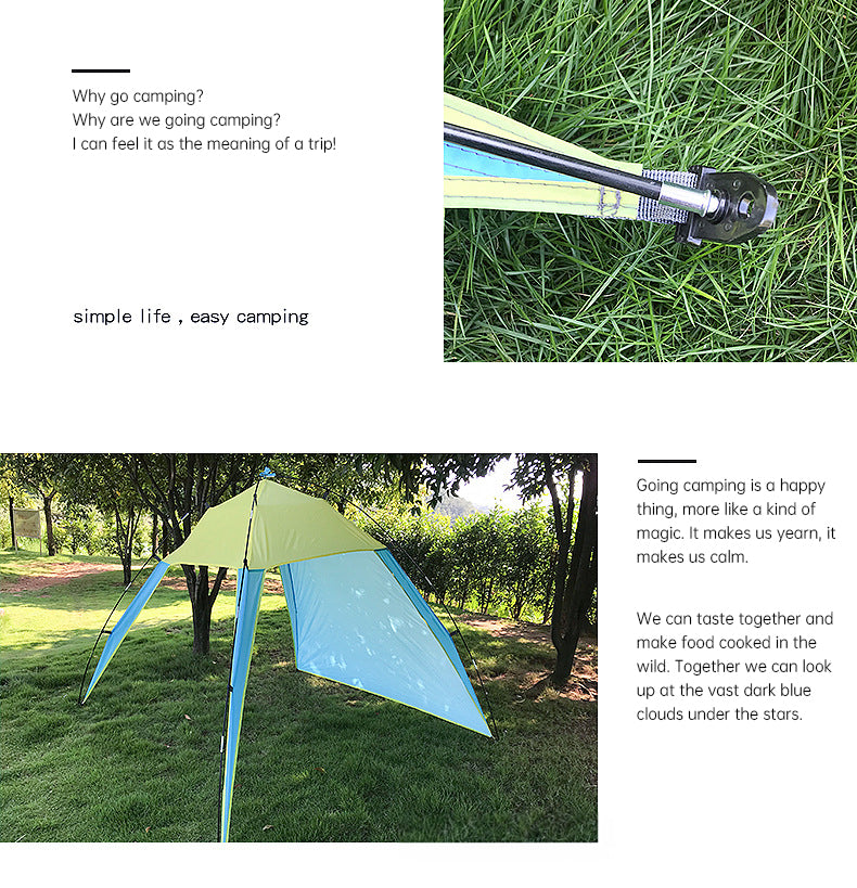 Pop Up Beach Tent Sun Shade Shelter Anti-UV Shelter Fully Automatic Folding Camping Tent - V.I.P Digital Presence