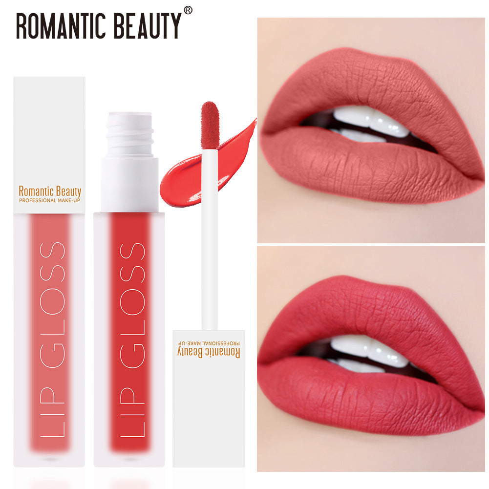 Romantic Beauty Velvet Matte Lip Glaze Non-Stick Lip Gloss - V.I.P Digital Presence