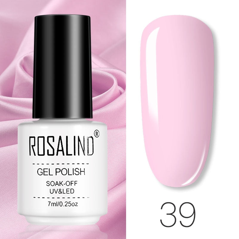 ROSALIND Gel Polish Set Manicure for Nails Semi Permanent Vernis top coat UV LED Gel Varnish Soak Off Nail Art Gel Nail Polish - V.I.P Digital Presence