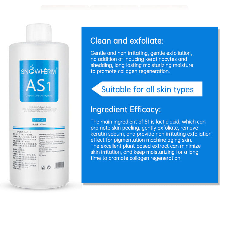 Solution Skin Clear Essence Product Hydra Facial Serum for Hydrafacial Machine Skin Deep Cleaning 400ml - V.I.P Digital Presence