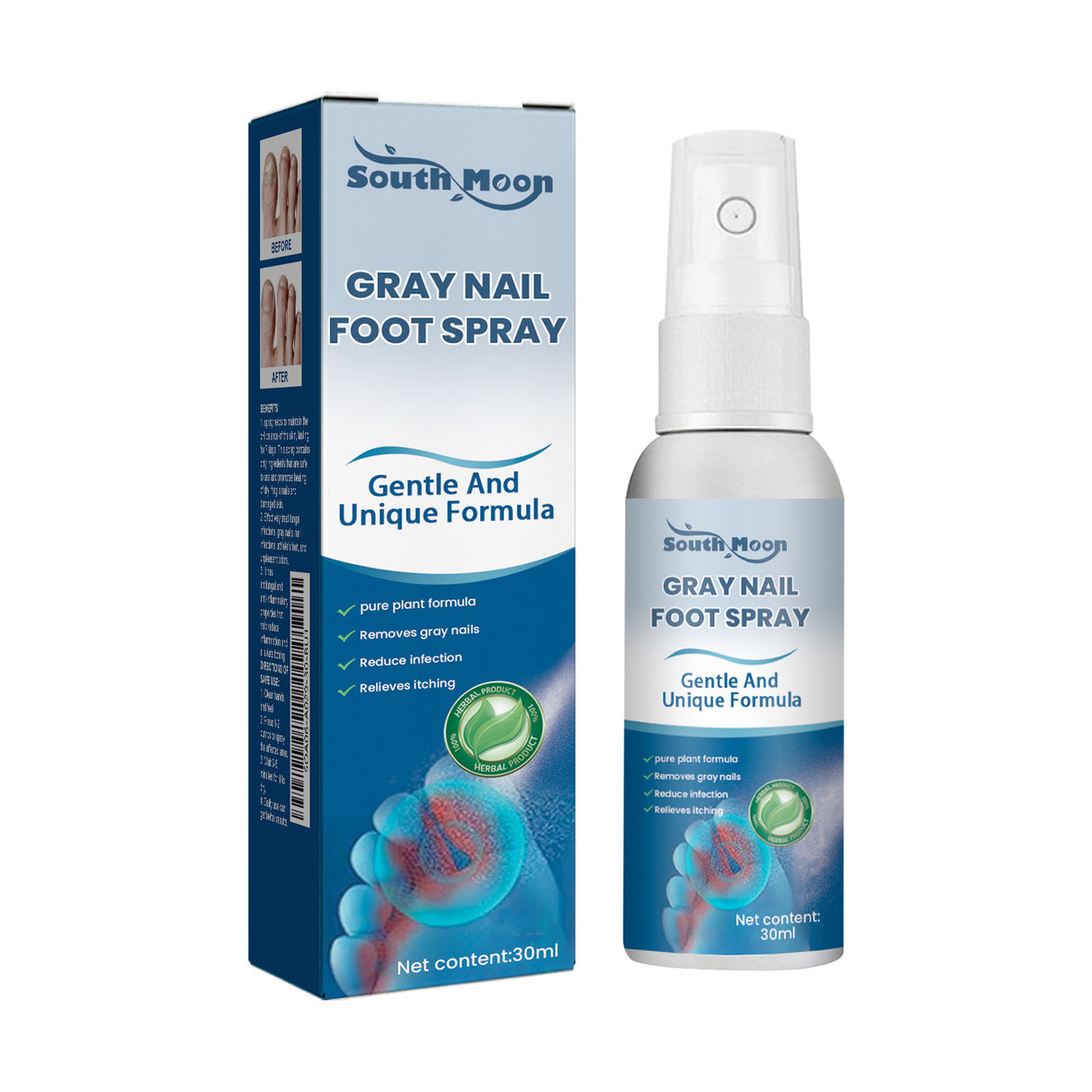 Nail Care Spray Gently Cleans Foot Nails Moisturizing And Brightening Nail Care Spray - V.I.P Digital Presence