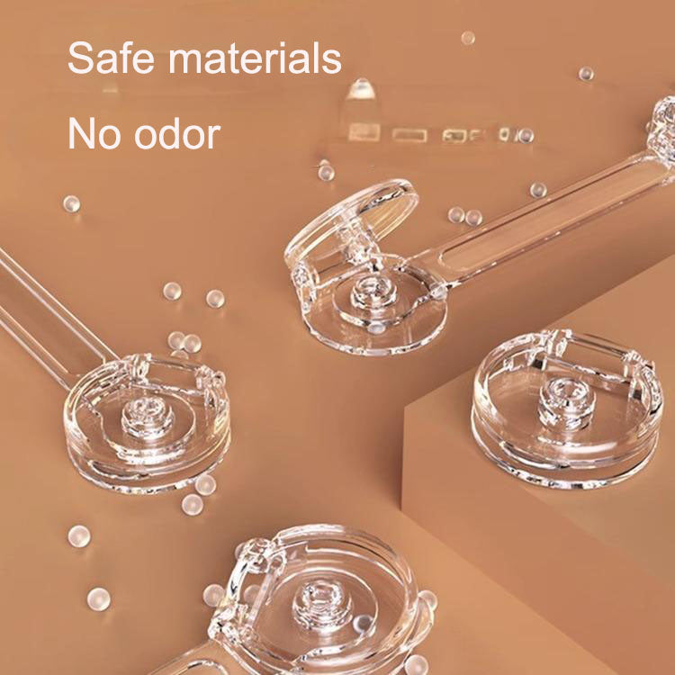 Infant and child safety lock buckle, anti opening drawer lock, cabinet door lock, refrigerator lock, multifunctional transparent - V.I.P Digital Presence