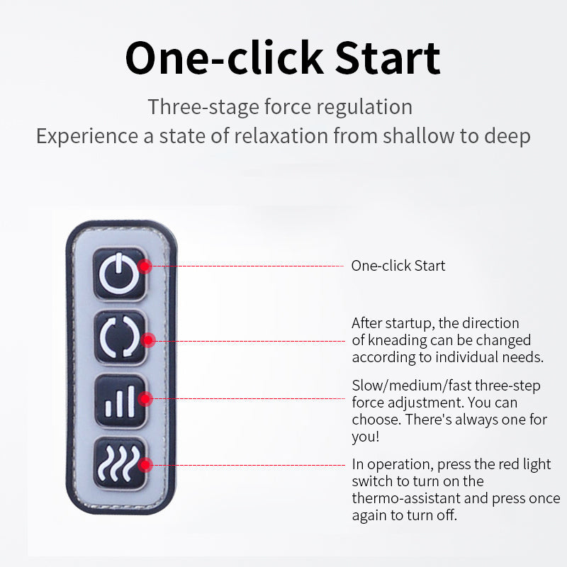 Kneading massage shawl massager SKG cervical spine massager household electric waist and back hot compress massager With bag - V.I.P Digital Presence