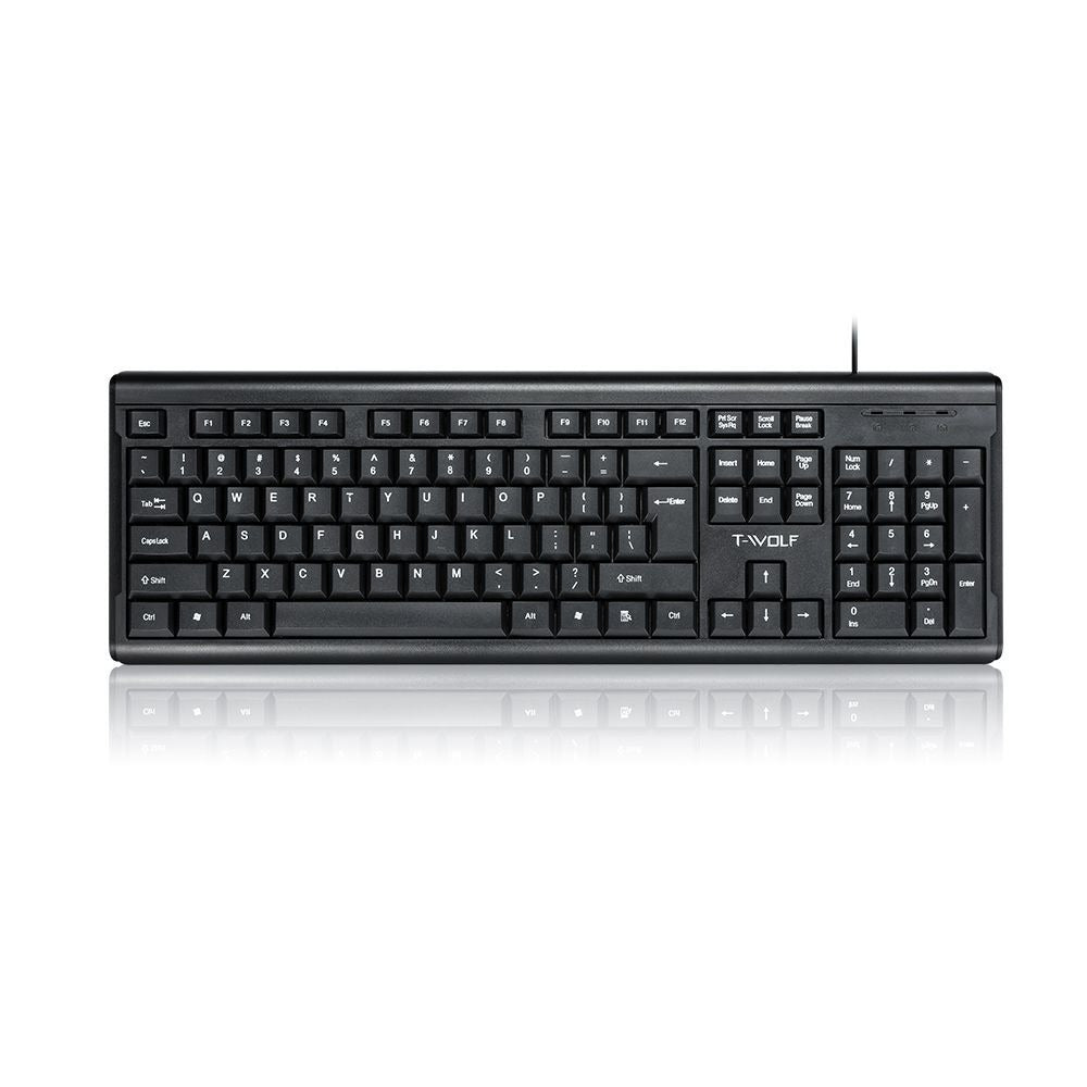 Lei Lang T15 wired USB keyboard laptop for office, home, and business use - V.I.P Digital Presence