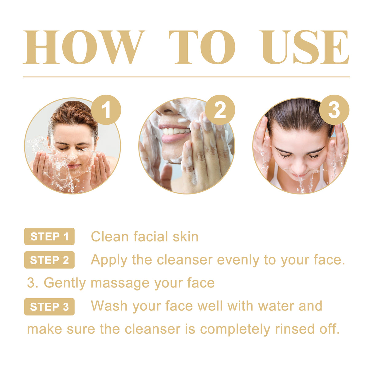 Collagen Cleanser, Moisturizing, Moisturizing And Firming Facial Skin, Cleaning, Anti-Wrinkle, Anti-Aging Eyes - V.I.P Digital Presence