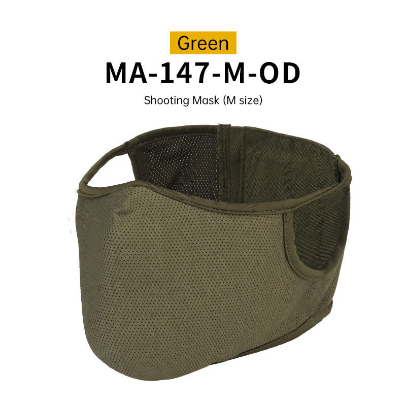 WoSporT shooting mask silicone mask tactical multifunctional cycling half face breathable face protection mask - V.I.P Digital Presence