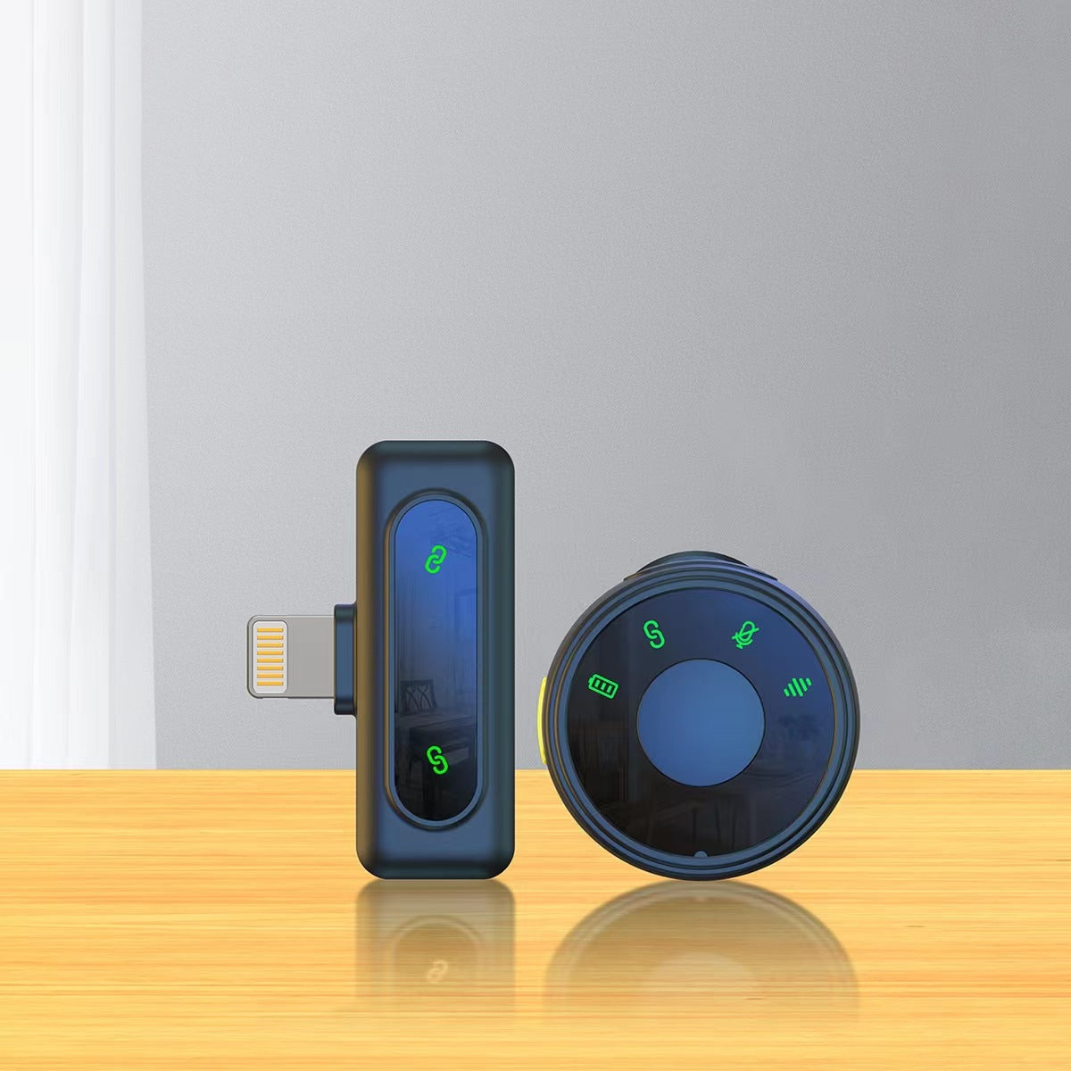 Wireless lavalier microphone magnetic lavalier 1-to-2 noise cancelling live broadcast button microphone live broadcast microphone - V.I.P Digital Presence