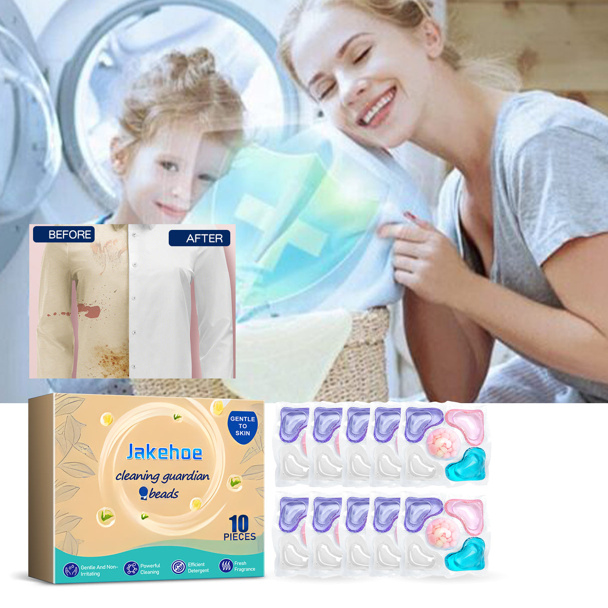 Cleaning Guardian Beads, 5-In-1 Smooth Cleaning Oil Stain Lasting Fragrance Beads - V.I.P Digital Presence