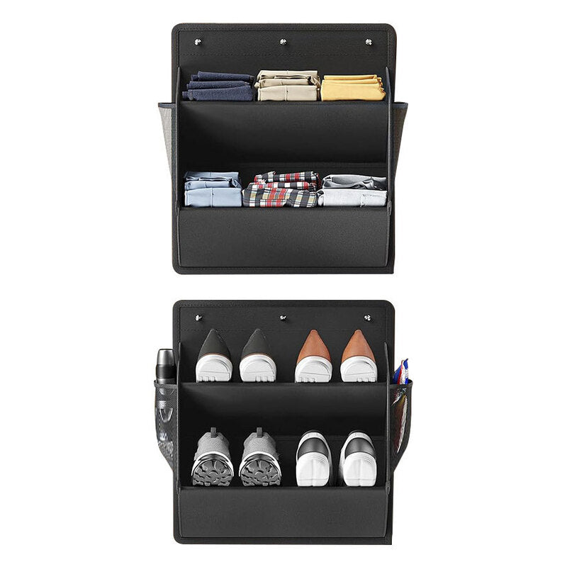 RV shoe storage (adhesive), over-door rack with deep pockets – for motorhomes, narrow wardrobes, 1 piece - V.I.P Digital Presence
