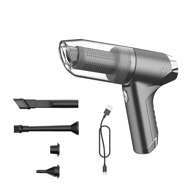 Wireless car vacuum cleaner small handheld blowing and suction dual-use with super large suction power for locomotives - V.I.P Digital Presence