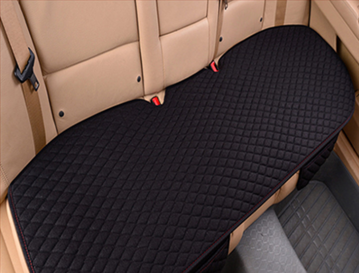 Flax Car Seat Cover Four Seasons Front Rear Linen Fabric Cushion Breathable Protector Mat Pad Auto accessories Universal Size - V.I.P Digital Presence