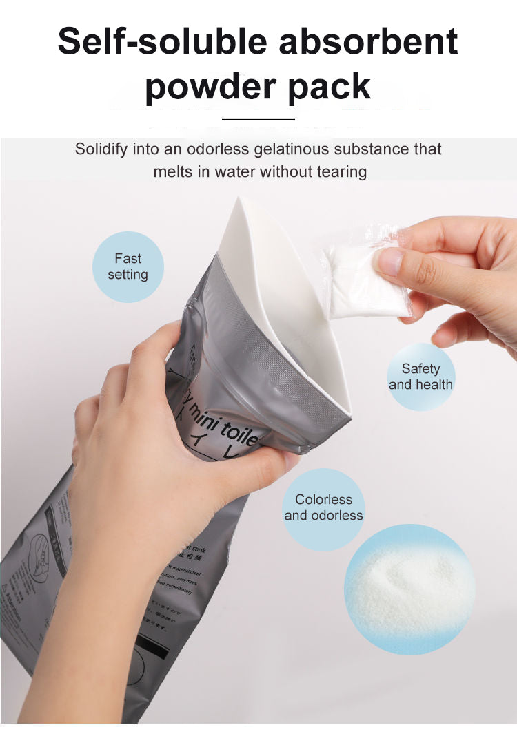 4pcs Outdoor Emergency Urinate Bags 700ml Easy Take Piss Bags Travel Mini Mobile Toilet for Baby Women Men Vomit Bag