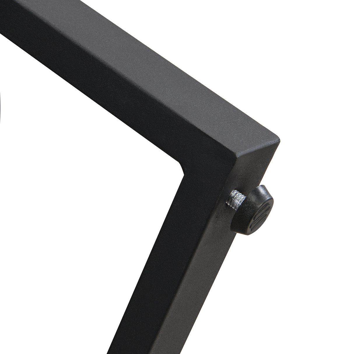 Modern coffee table with two display shelves, Black Faux marble surfaces, Tripod-inspired base,Rounded tabletop edges - V.I.P Digital Presence