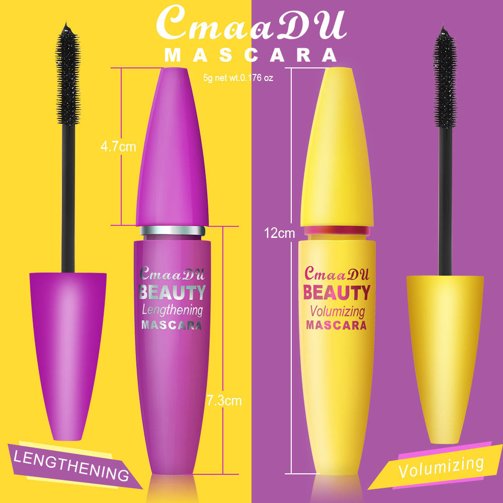 CmaaDu Makeup 4D mascara thick curling is not easy to smudge false eyelashes - V.I.P Digital Presence