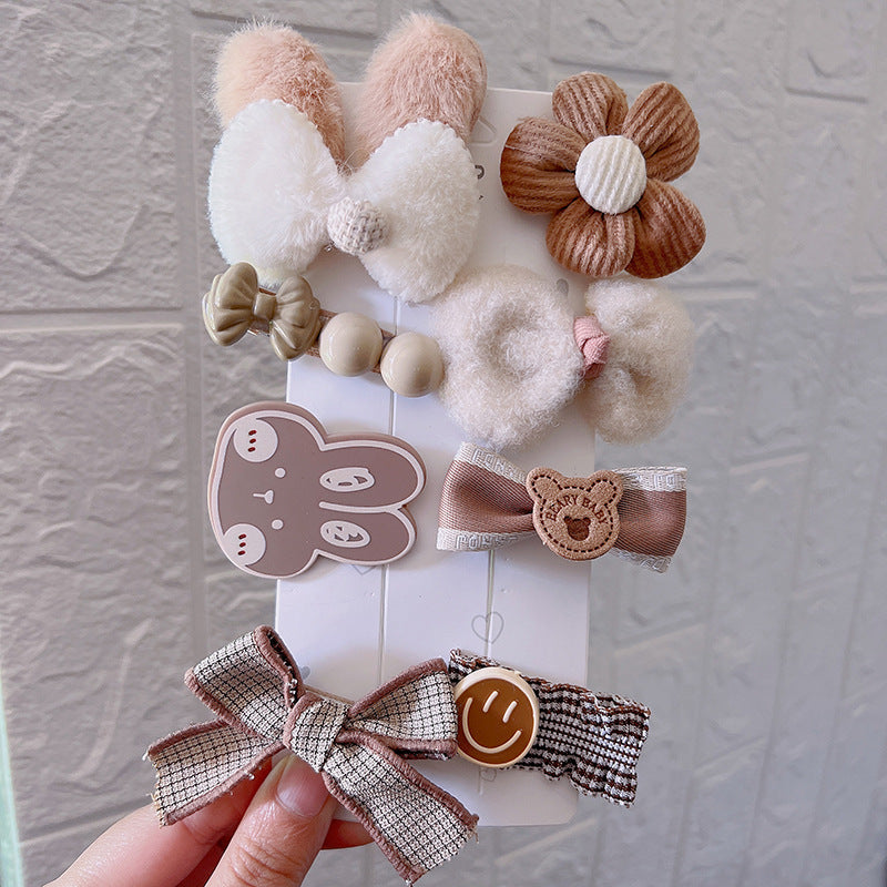 Autumn And Winter New Hair Accessories Hair Clip Girls Headdress Cute Plush Hair Side Clip - V.I.P Digital Presence