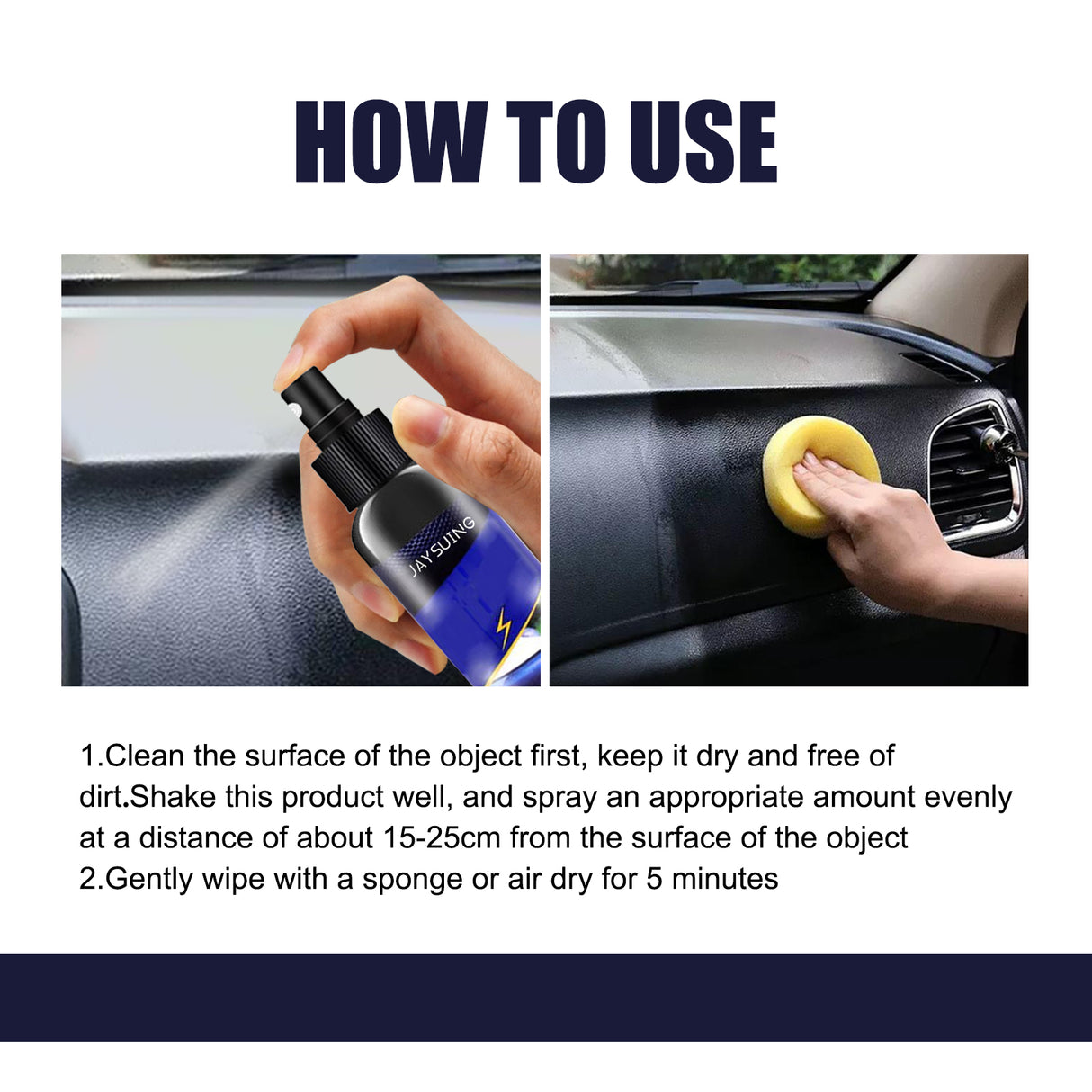 Car Upholstery Repair Spray, Dashboard Upholstery Refurbished Dust Leather Seat Care Agent - V.I.P Digital Presence