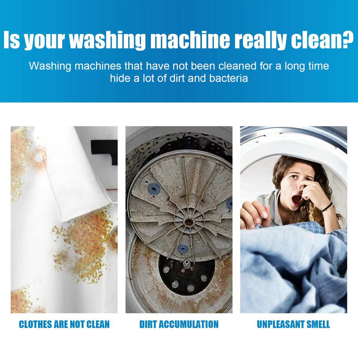 Laundry Machine Cleaning Tablets, Roller Washing Tank Remove Dirt Clean Smell Fragrant Clean - V.I.P Digital Presence