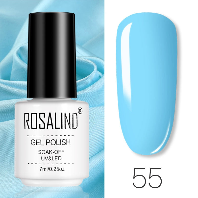 ROSALIND Gel Polish Set Manicure for Nails Semi Permanent Vernis top coat UV LED Gel Varnish Soak Off Nail Art Gel Nail Polish - V.I.P Digital Presence