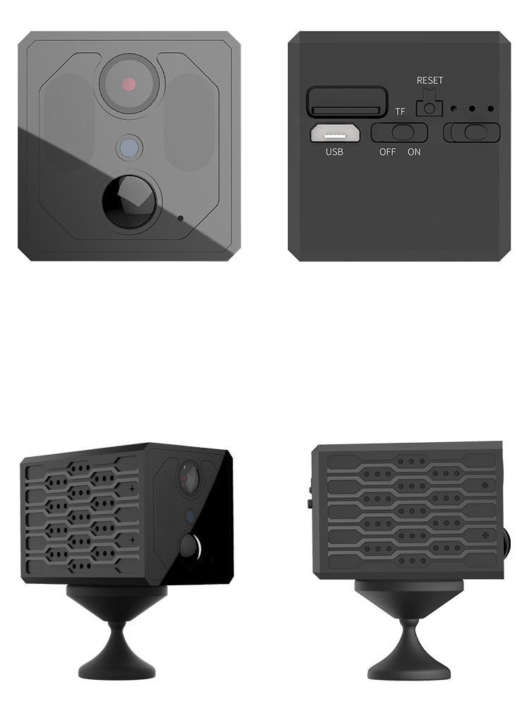 Cámara S3 HD con sensor infrarrojo para el hogar, monitoreo de seguridad, cámara WiFi de bajo consumo, cámara A9