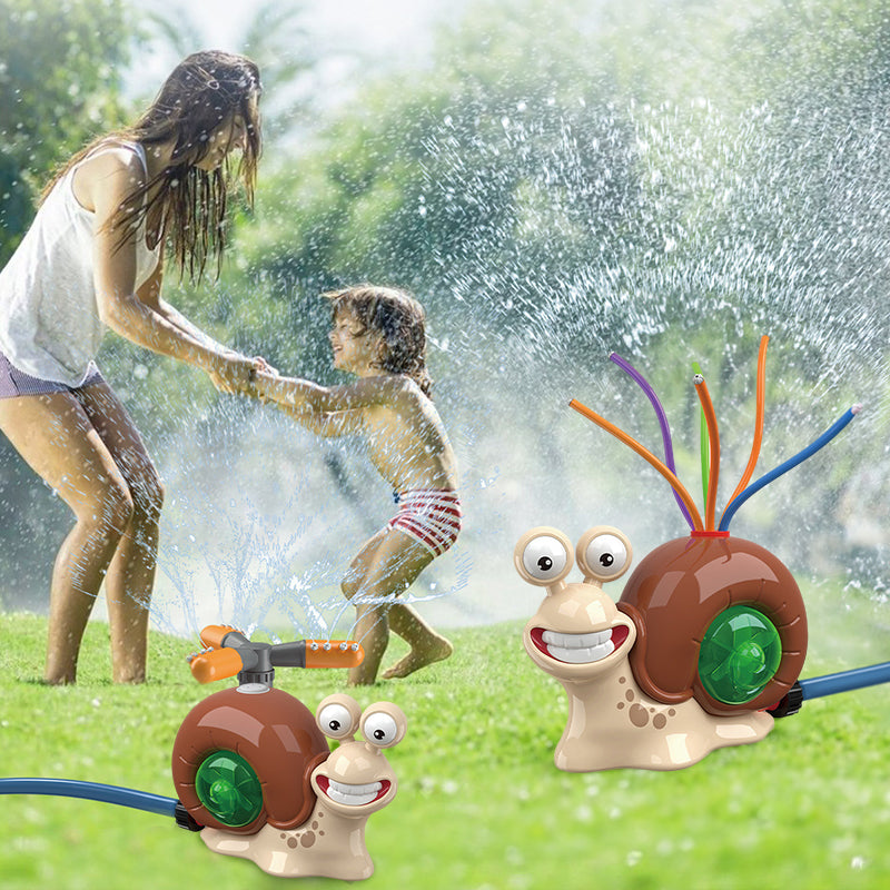 Cartoon snail sprinkler for boys and girls, summer garden lawn, water - spraying toys, fun pool party, backyard - V.I.P Digital Presence