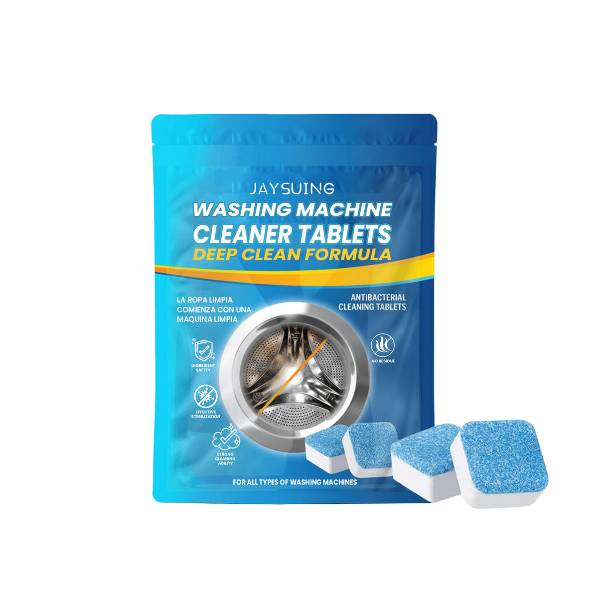 Washing Machine Deep Cleaning Tablets, Drum Type Laundry Tank Dirt Cleaning Smell Cleaning Sheet - V.I.P Digital Presence