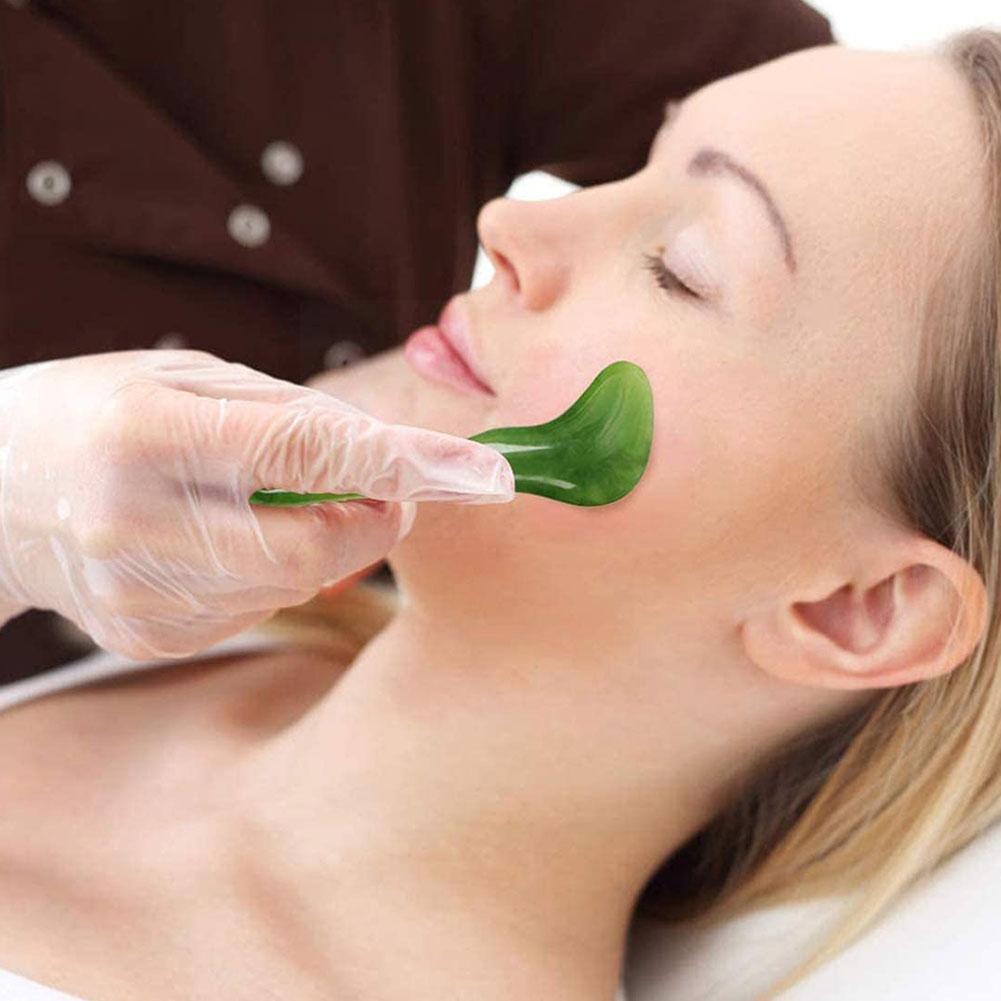 Jade Face Roller Gua Sha Massager Natural Real Stone Scraper Care Massage Tools Face Gouache Skin - V.I.P Digital Presence