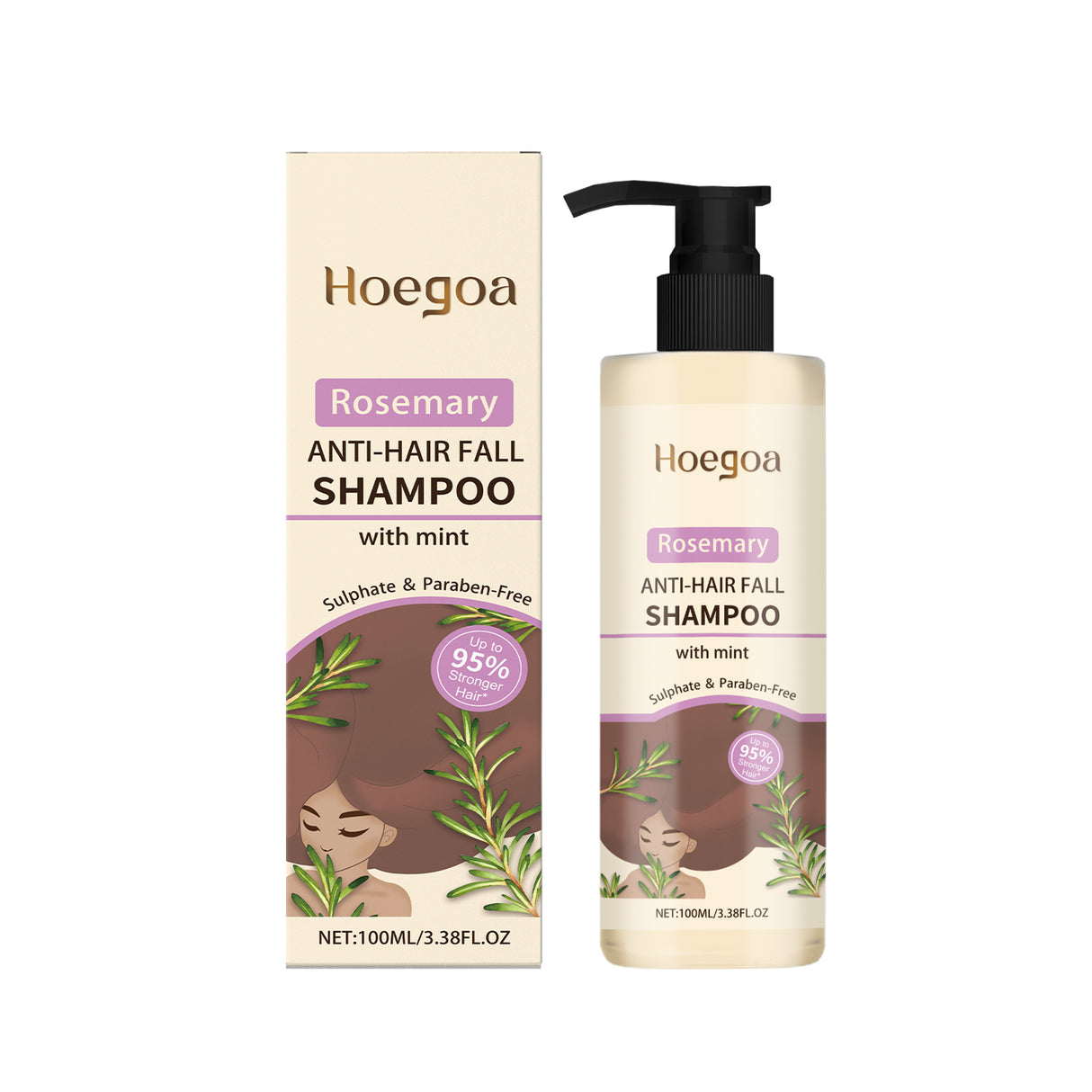 Rosemary Shampoo Cleans And Nourishes Hair Gentle, Smooth And Glossy Shampoo - V.I.P Digital Presence