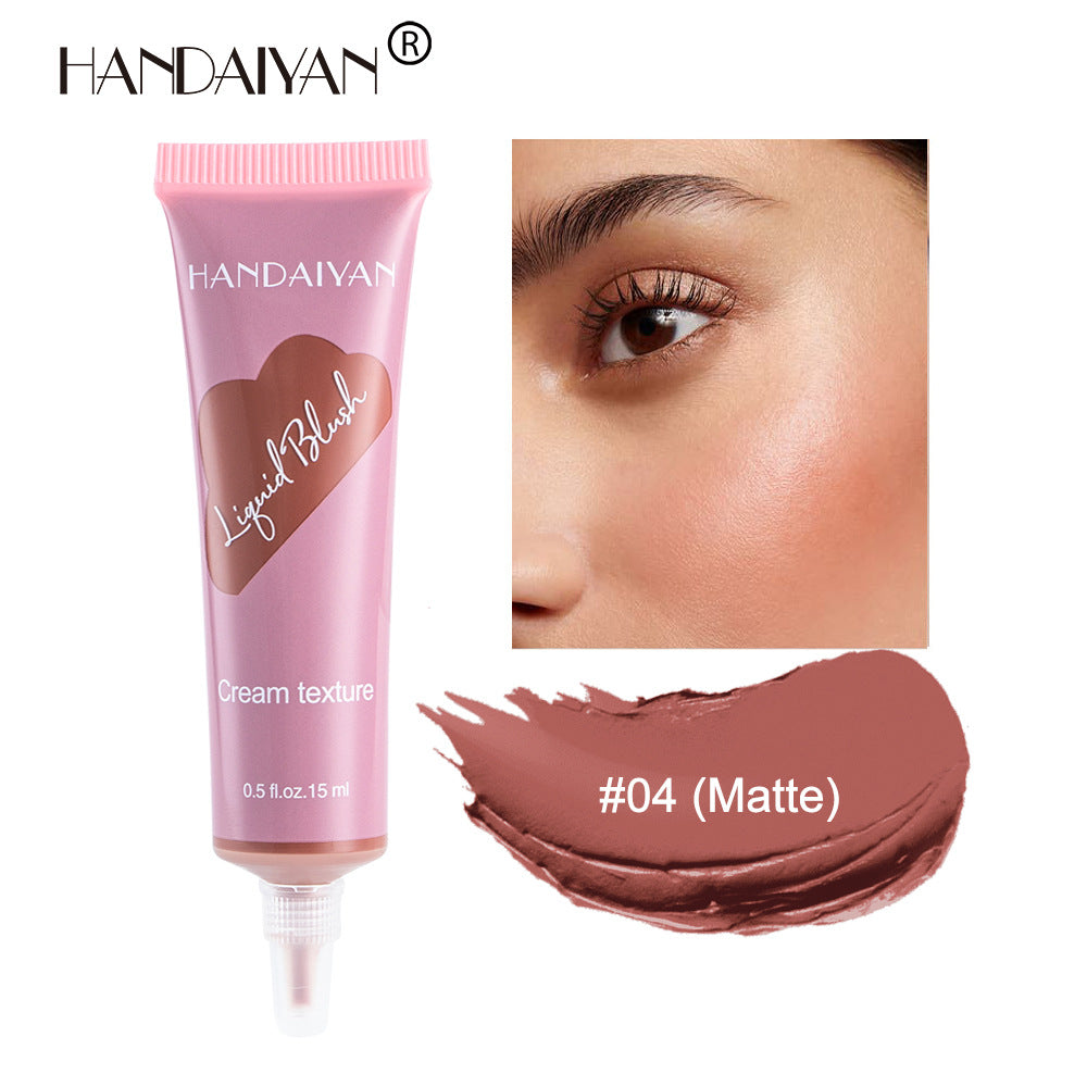 HANDAIYAN Tube Liquid Blush Moisturizing Contouring Brightening Natural Matte Nude Blush - V.I.P Digital Presence