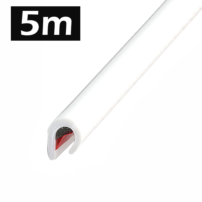 5M/10M Car Door trips Rubber Edge Protective Strips Side Doors Moldings Adhesive Scratch Protector Vehicle For Cars Auto - V.I.P Digital Presence