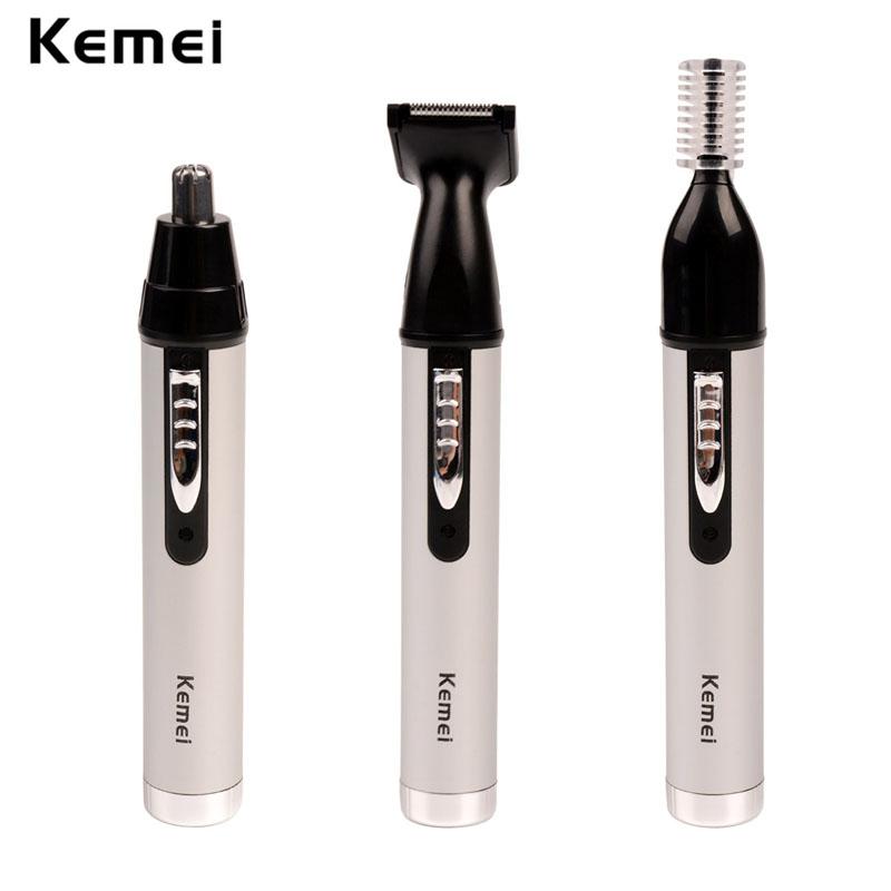 Kemei Fast shaving Men Electric Nose Ear Hair Trimmer Painless Women trimming sideburns eyebrows Beard hair clipper cut Shaver46 - V.I.P Digital Presence