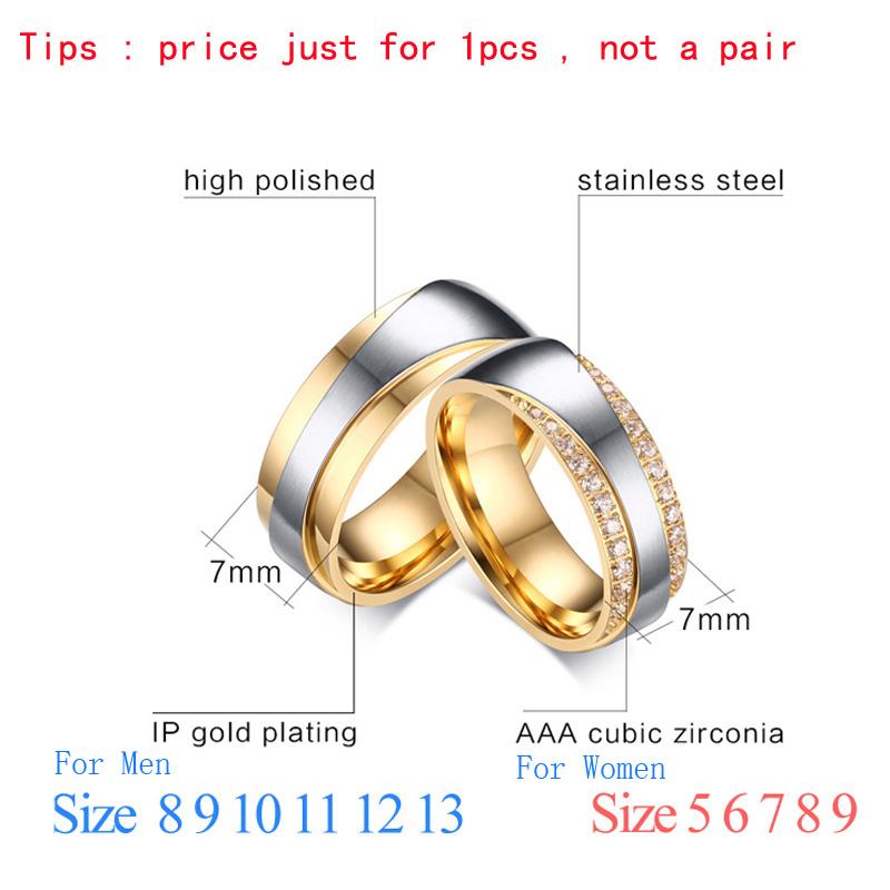 Vnox Wedding Rings for Women Men Promise Lover Valentine's Day Gift - V.I.P Digital Presence