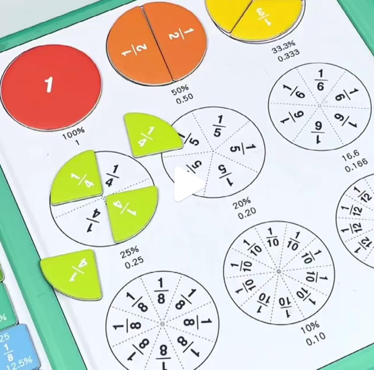 MagFractions Learning Toy