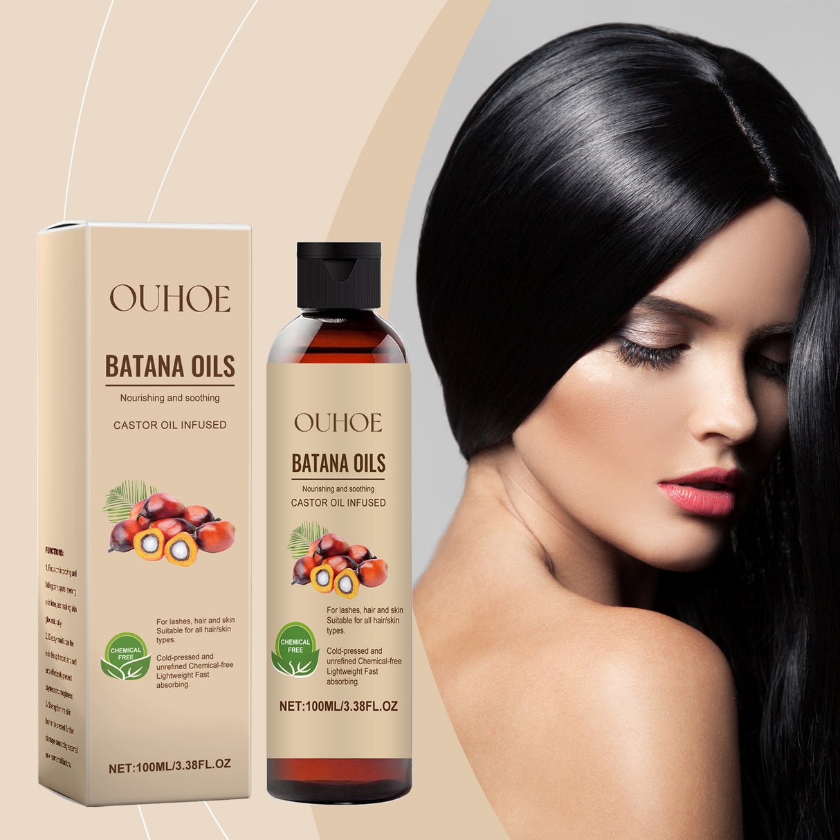 Batana Castor Oil Nourishes Scalp And Restores Dry Hair - V.I.P Digital Presence