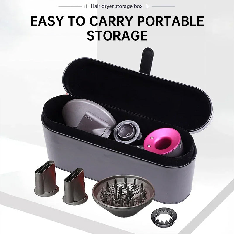 Portable PU - leather travel case for Dyson Supersonic, for storage, protection and dust - proofing. - V.I.P Digital Presence