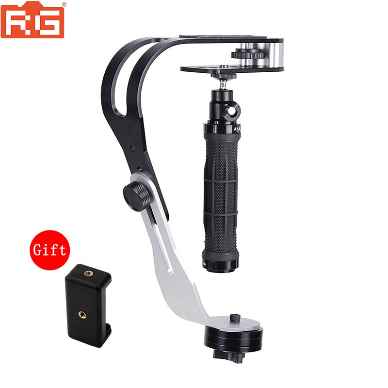 Mini handheld stabilizer Video Steadicam for Digital Camera HDSLR DSLR Camcorder DV Mobile Phone + Gloves free shipping - V.I.P Digital Presence