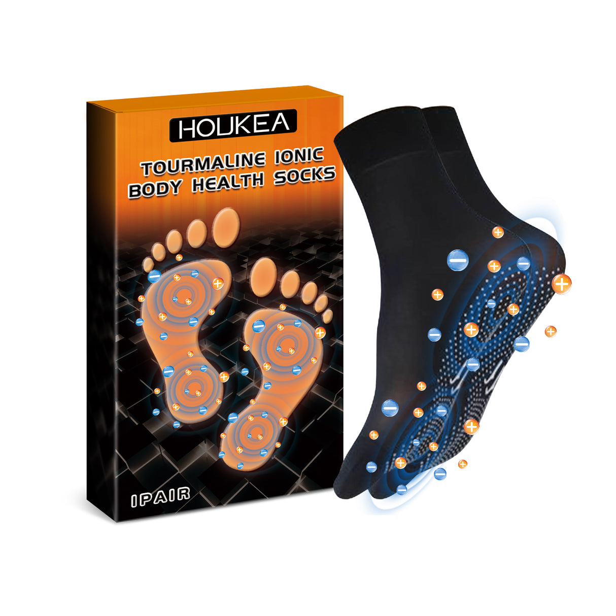 HOUKEA Tourmaline Ionic Body Health Socks, Winter Outdoor Sports Cold And Wind Warm Foot Care Massage Socks - V.I.P Digital Presence